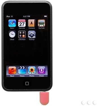 Microfone compacto rosa do celular para Apple iPod Classic, iPod touch, iPhone 3G e 3G s