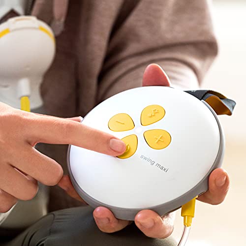 Medela Bomba de mama | Swing maxi duplo elétrico | Bomba de mama portátil | USB-C recarregável | Bluetooth | Sistema fechado