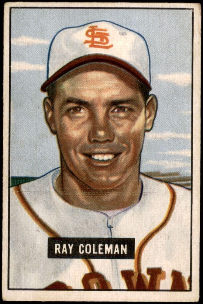 1951 Bowman # 136 Ray Coleman St. Louis Browns VG Browns
