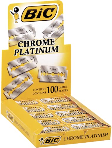 Bic Chrome Platinum Double Edge Segurança Razor Lâminas descartáveis