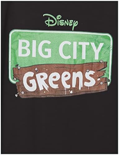 Disney Little Big City Greens Logo Girls Short Sleeve Camiseta