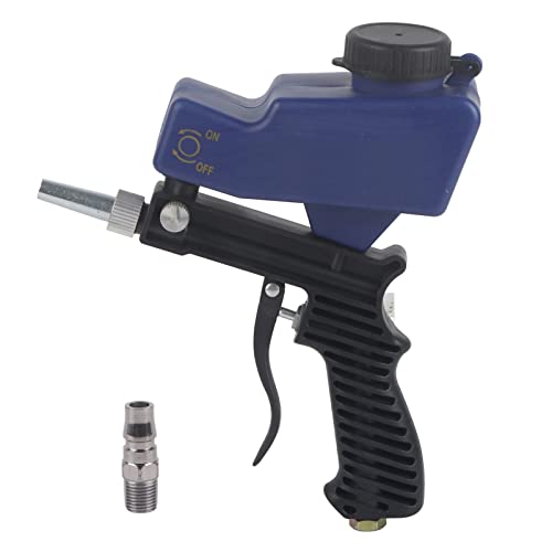 Kit de pistola de areia portátil 70-150 PSI 6000rpm Alimentação de gravidade Ferramenta de areia pneumática Ferramenta de mão com