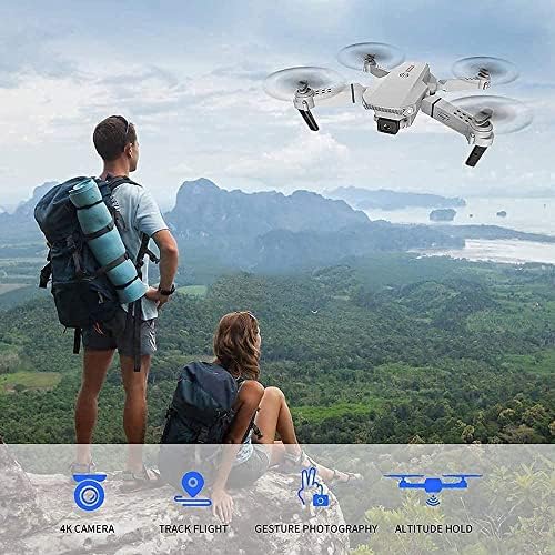 Skyteey Drone GPS dobrável com câmera HD 4K para adultos, quadcopter, retorno automático para casa, siga -me, rota personalizada,