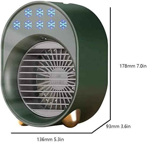 N/A portátil de refrigerador de ar portátil Mini umidificador de ar condicionado de ventilador USB para o purificador de condicionamento de resfriamento de desktop de sala de escritório em casa