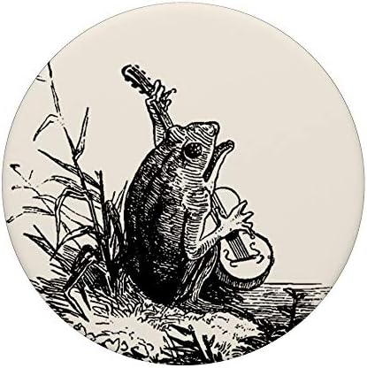 Cottagecore Frog Lover - Fregue fofo jogando Popsockets de banjo Swappable PopGrip