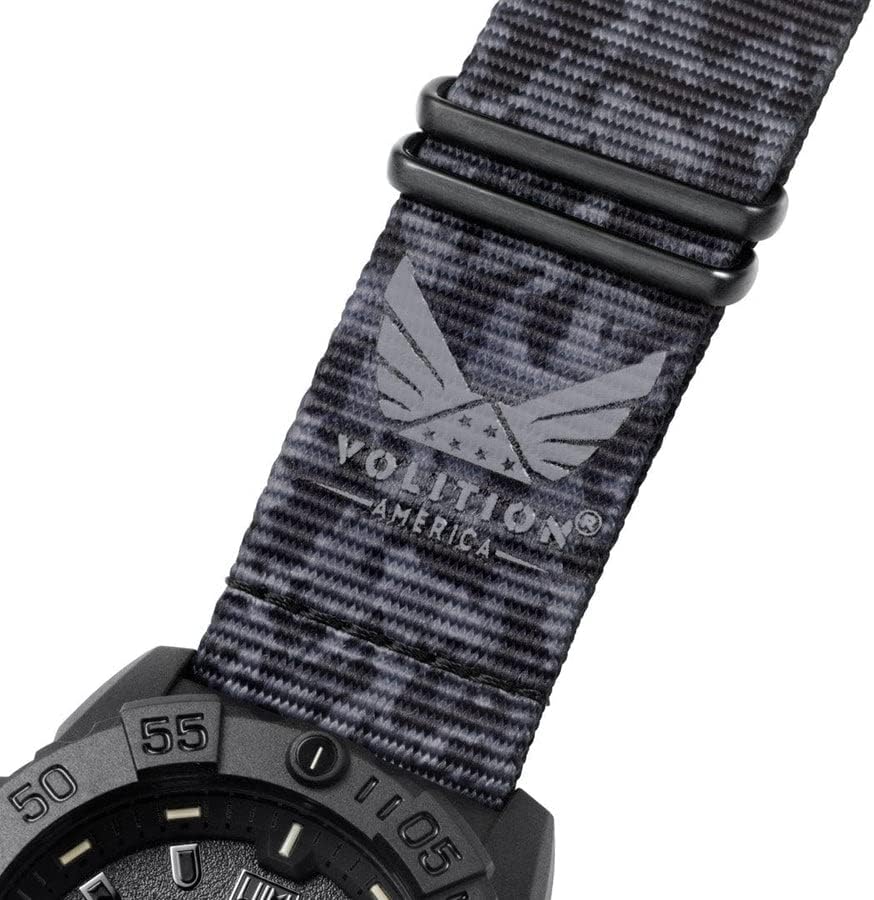 Luminox x volição marinha selo de 45 mm relógio xs.3581.bo.vol, preto