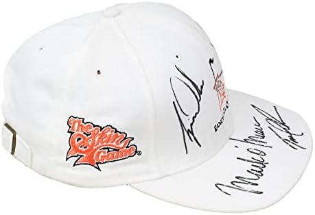 Tiger Woods Mark O'Meara Tom Lehman David Duval assinou o chapéu de golfe Bas loa