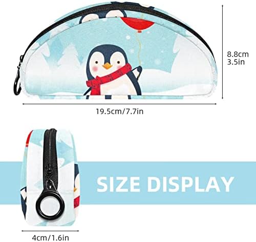 Lápis Penguin Soft Zipper Bolsa Sacos de Maquiagem Organizadora de Lápis