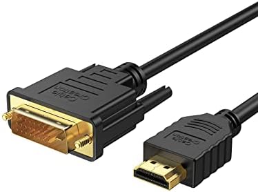 Cablecreation HDMI para DVI Adaptador de cabo curto 2-PACK