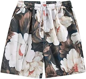 Shorts de suor de BmEgm para homens tendências de verão impresso de secagem rápida shorts masculinos e calças de praia