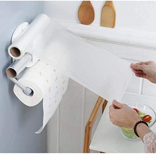 Suporte de papel de papel higiênico ou rack de armazenamento de plástico feito de plástico com parede montada para