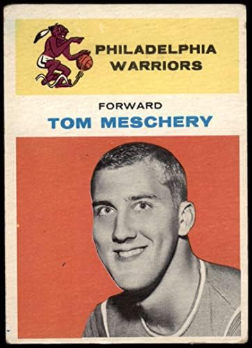 1961 Fleer 31 Tom Meschery Philadelphia Warriors Dean's Cards 2 - Good Warriors