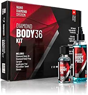 Diamond Protech - Diamond Body 36 Kit - Diamond Body 36 30ml mais kit de preparação para o corpo de diamante 100 ml; Super-hidrofóbico;