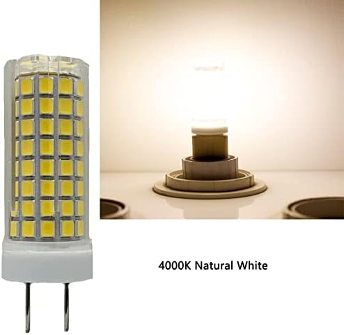 Iluminação lxcom g8 lâmpada led lâmpada 10w lâmpadas de milho de milho-2835 SMD 102 LEDS 100W Substituição de lâmpada de halogênio 4000k Branco de 1000lm G8 para cozinha sob iluminação de cocheiro da iluminação
