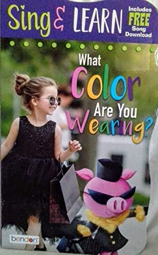 Que cor você está vestindo? Livro do quadro Sing & Learn