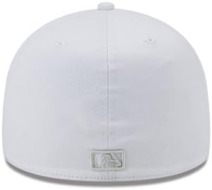 MLB Cleveland Indians White & Gray 59Fifty Caput Cap