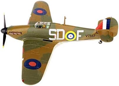 Para Corgi Hawker Hurricane MK I V7357/SD-F SGT J H GINGER LACEY RAF No.501 Esquadrão Gravesend Sep 1940 Edição Limitada 1/72 Aeronaves de modelo de plano Diecast