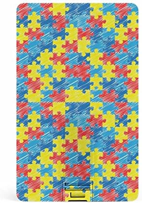 Color Autismo Consciência Puzzle USB Flash drive