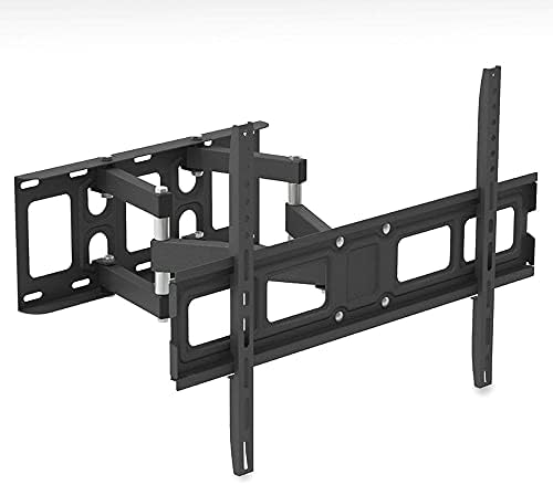 Parede de TV estreita de aço inoxidável para a maioria das TVs curvas planas de 26-55 polegadas, parede de TV Stand alto