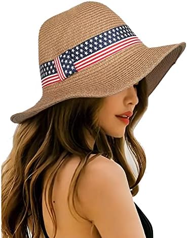 Chapéu de palha de sol do sol Proteção ao ar livre Decorativa Deconfulable Shade Rolled Up Straw Hats para Capinho de