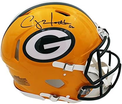 Clay Matthews assinou Green Bay Packers Speed ​​Speed ​​Authentic NFL Capacete - Capacetes NFL autografados