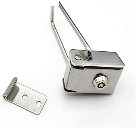 304 Lock de hasp inoxidável para porta de luz da porta Mostrar caixa de madeira Hardware de armário elétrico JA9 1PCS