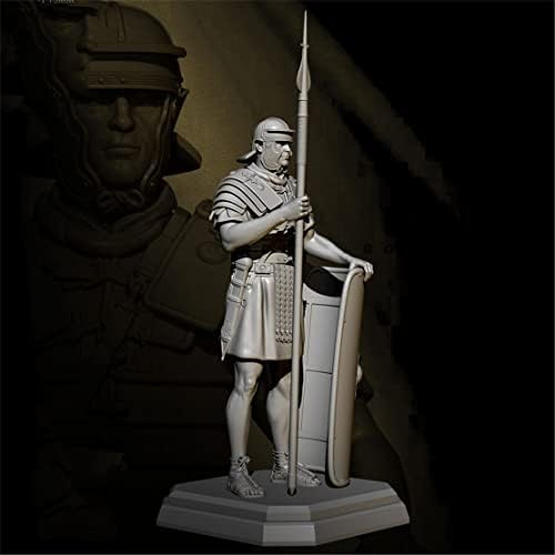 Risjc 1/24 76mm Kit de miniatura de resina guerreira romana de 76m