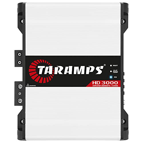 Taramps HD 3000 1 canal máximo de 3000 watts rms, crossover de amplificador mono alto/baixo classe D 4 ohms 4 ohms
