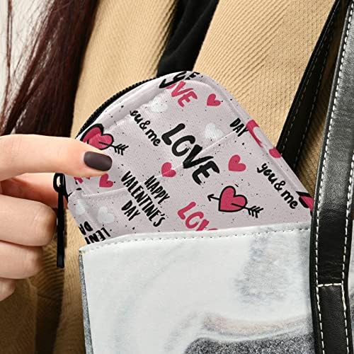 Grunge Style Valentine Pill Case Bag Pill Organizer Box com zíper portátil Suplementos vitamínicos Caso de medicina para viagens
