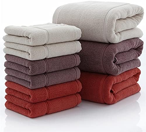N/A Toalheiro de banho Toalha de algodão grossa Conjunto de toalhas de rosto Banho para adultos panos de panos absorventes Toalha