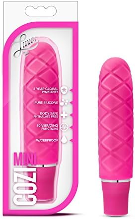 Bush luxu Cozi 10 Funções vibratórias cetim Silicone AAA Mini Vibrador de bolso - IPX7 Submersível Imper impermeável - estimulador compacto brinquedo adulto - brinquedo sexual para mulheres - fuchsia