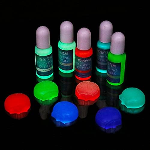 AGCFABS brilhando em escura de alta concentração de pigmento epóxi Diy Fazendo acessórios para colorir resina UV corante corante