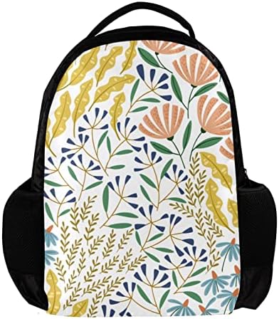 Mochila de viagem VBFOFBV para mulheres, caminhada de mochila ao ar livre esportes de mochila casual, flores de primavera de flores florais vintage