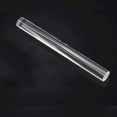 Parafuso 1pcs 300 mm de comprimento da barra de haste de acrílico transparente Plexiglass Stick Material Diy 2-10mm Diâmetro
