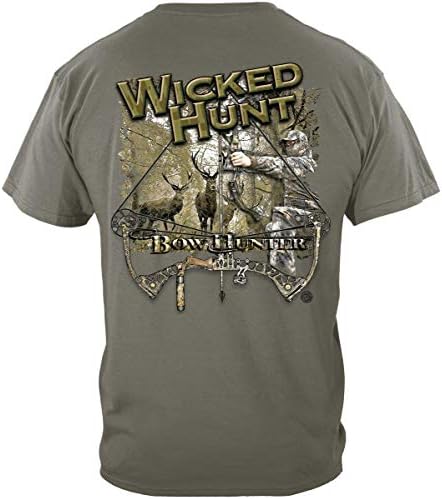 Camisetas Erazor Bits para caçar perversa, camisas de caça americanas, algodão