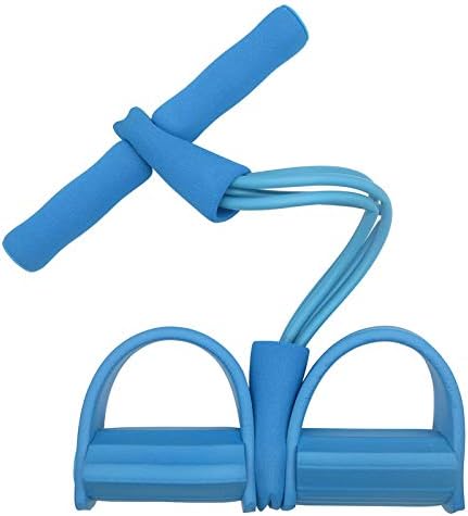 Equipamento de emagrecimento de rali de pedal do pé em casa Use o corpo de academia de academia de ginástica Traning de equitamento multifuncional 4 tubos de látex elástico corda esportiva de corda esportiva