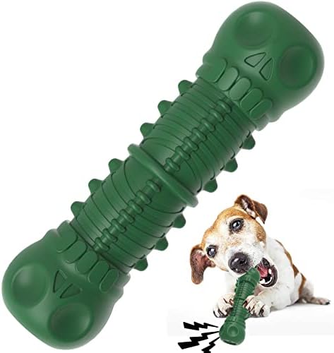 Brinquedos grossos para cães de cão zikaton para mastigadores agressivos, brinquedos de mastigação de cachorro duráveis ​​para