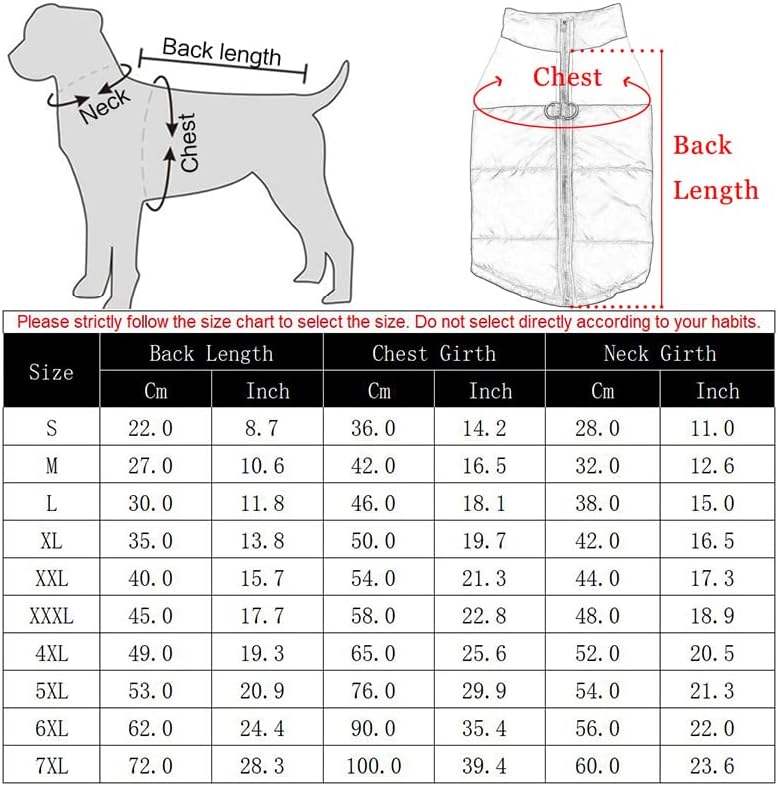Roupas para cães grandes impermeabilizados com casaco de cachorro grande etono de inverno quente de casaco de cachorro para cães Labrador