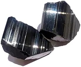 Yssjgood natural Black Tourmaline Cravel Crystal Gem Rough Rock Rock Mineral Mineral Cura Reiki Decoração DIY Presente