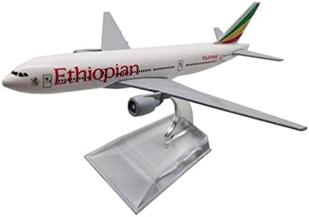RCESSD Cópia Avião Modelo 16cm para Airlines Etiópias Boeing B777 Space Shuttle Model Metal Die Cast Miniature Airbus Ornament Collection