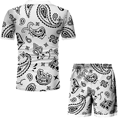 Masculino camisetas de tinta tie rastrear 2 peças zíper de lapela e shorts homens de manga curta grandes e altos camisetas casuais