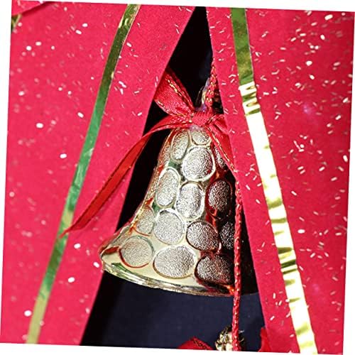 Aboofan 4pcs decoração sino sinos de natal ornamentos de natal de Natal vermelho