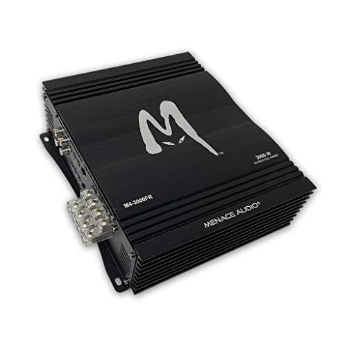 Menace Audio® M4-3000FR - 3000 watts Classe de alcance completo D 4 canal 1 ohm estável