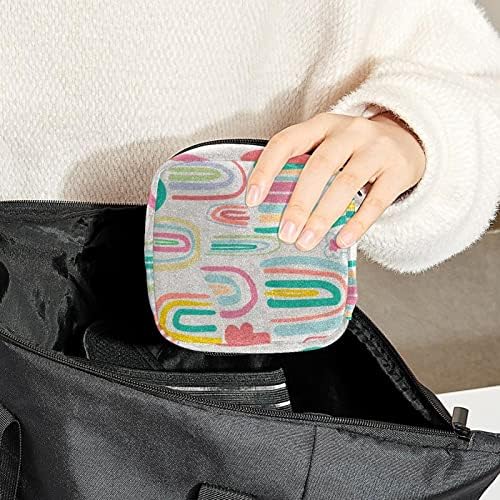 Bolsa de armazenamento de guardanapo sanitário, bolsa menstrual da xícara, bolsas de armazenamento portáteis de guardana