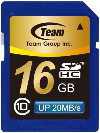 16 GB CLASSE 10 SDHC Equipe de alta velocidade cartão de memória 20MB/s. Cartão mais rápido do mercado do Kodak Easyshare CD90