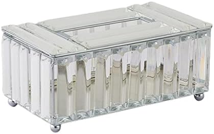 Dingzz Crystal Luxury Design Tootom Box Holder Crystal Cube Distribuidor de guardana
