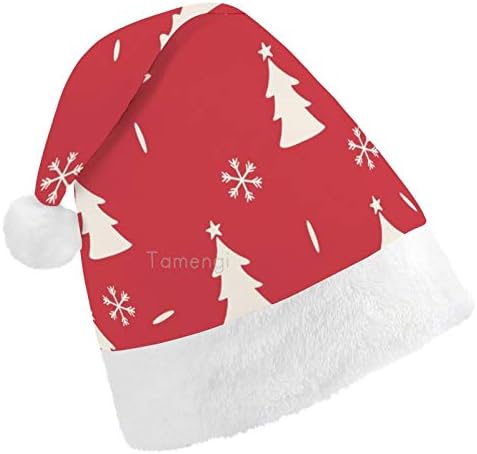 Chapéu de Papai Noel de Natal, Feliz Natal de Natal Chapéu de Férias para Adultos, Unisex Comfort Chapéus de Natal