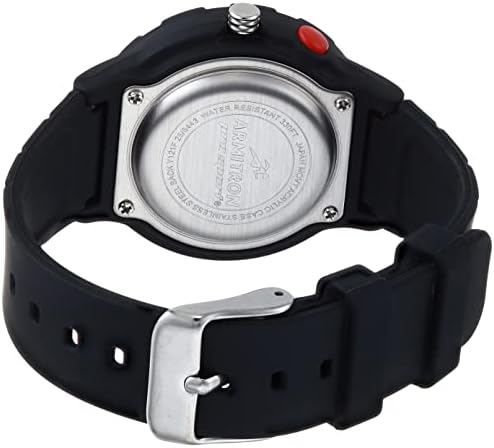 Armitron Sport Unisex Fácil de ler Silicone Strap Watch, 25/6443