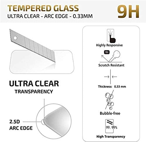 New'C [3 pacote projetado para o protetor de tela OnePlus Nord vidro temperado, amigável de casos