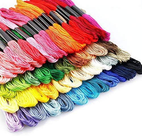 Joy domingo Bordado Floss Rainbow Color 447 Skeins por pacote Cross Stitch Threads Bracelets FLOSS FLOSS FLOSS FLOSS